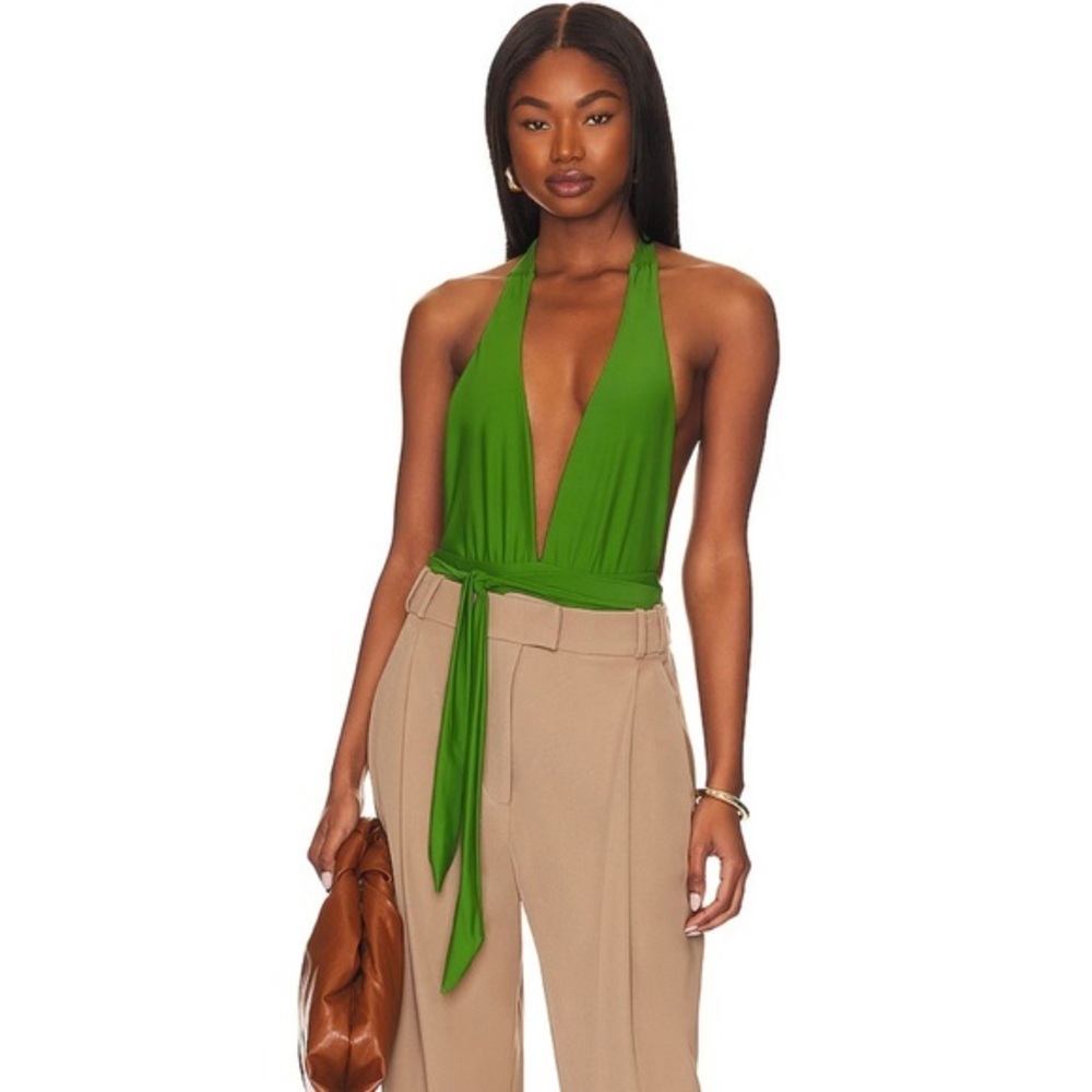 superdown Green One Piece Swimsuit